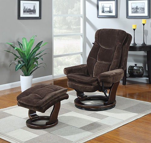 Recliner with ottoman W125032