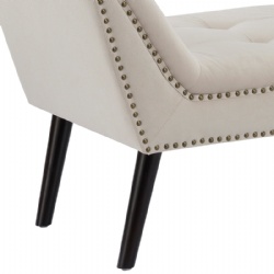 Tufted Fabric Entryway Bench Wh6039